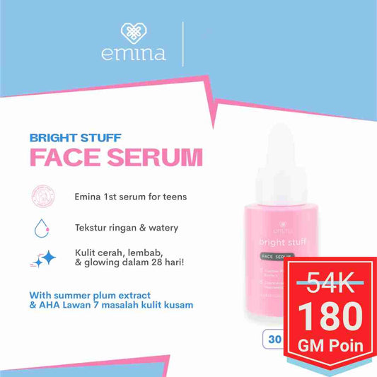 Emina Bright Stuff Face Serum (30 mL) - Glow Mates Exclusive