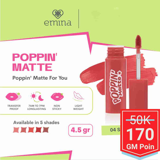 Emina Poppin’ Matte - Glow Mates Exclusive