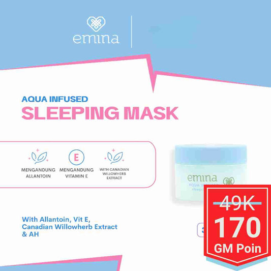 Emina Aqua Infused Sleeping Mask - Glow Mates Exclusive