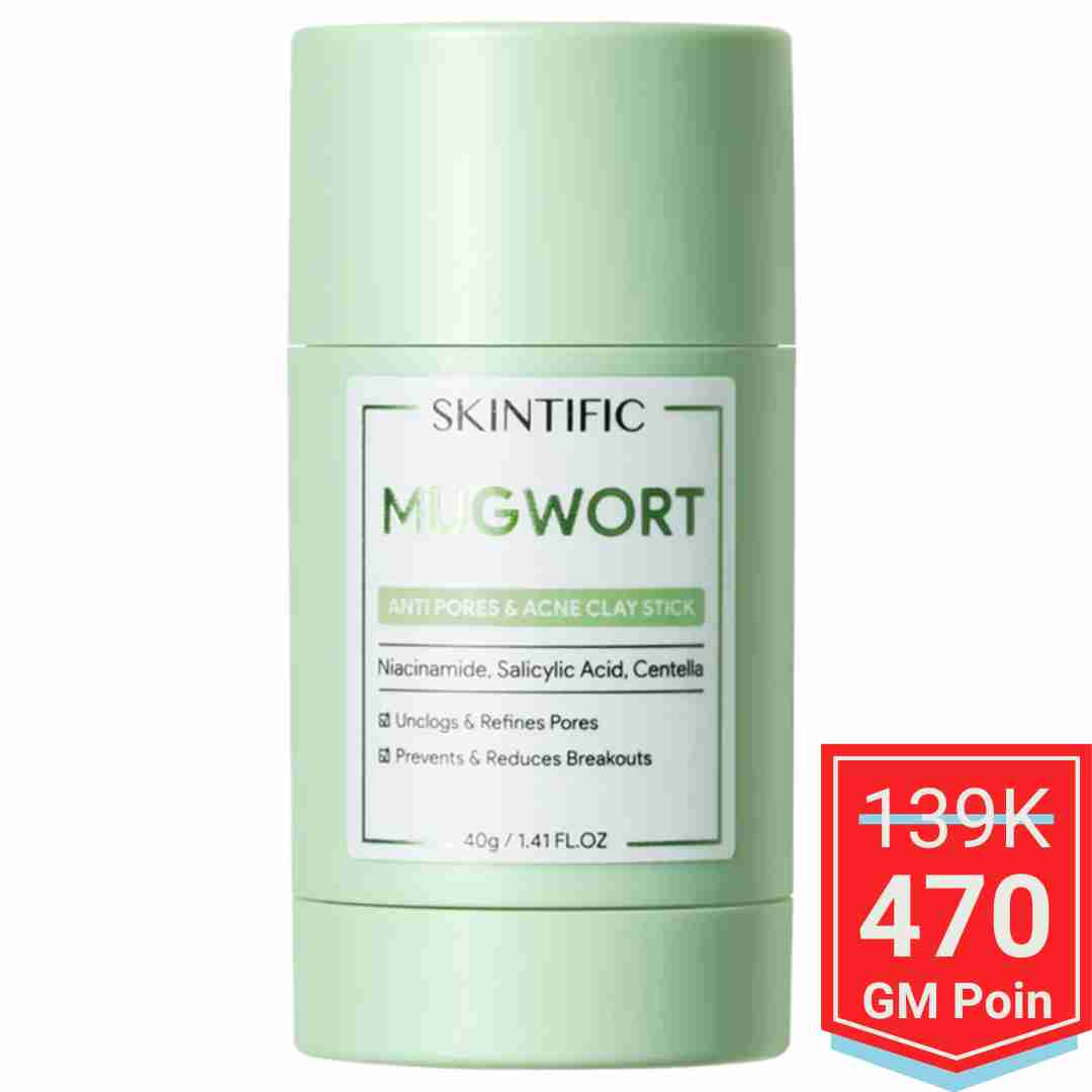 SKINTIFIC Mugwort Acne Clay Stick - Glow Mates Exclusive