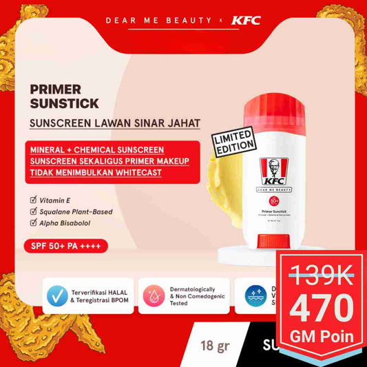 Dear Me Beauty x KFC Primer Sunstick - Glow Mates Exclusive