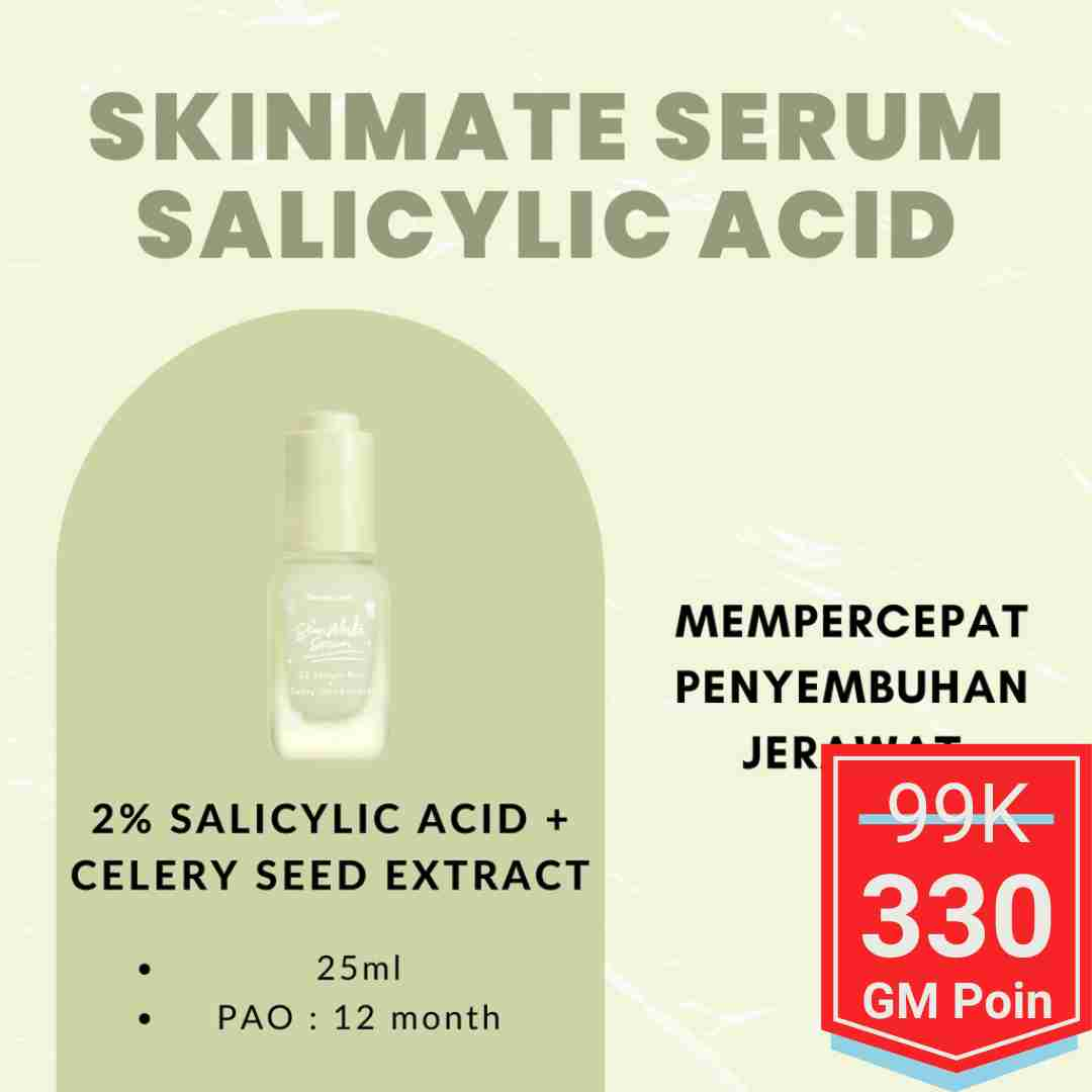 Saturday Looks Skinmate Serum 2% Salicylic Acid + Celery Seed Extract - Glow Mates Exclusive