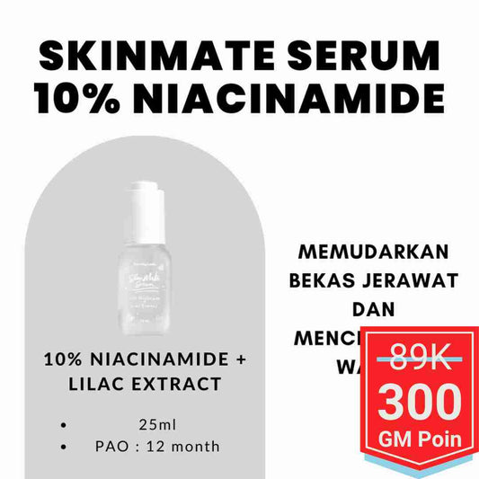 Saturday Looks Skinmate Serum 10% Niacinamide + Lilac Extract - Glow Mates Exclusive