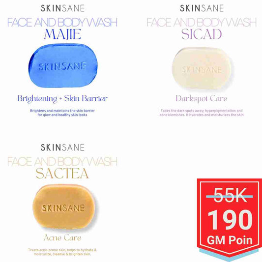 Skinsane Face & Body Bar Soap - Glow Mates Exclusive