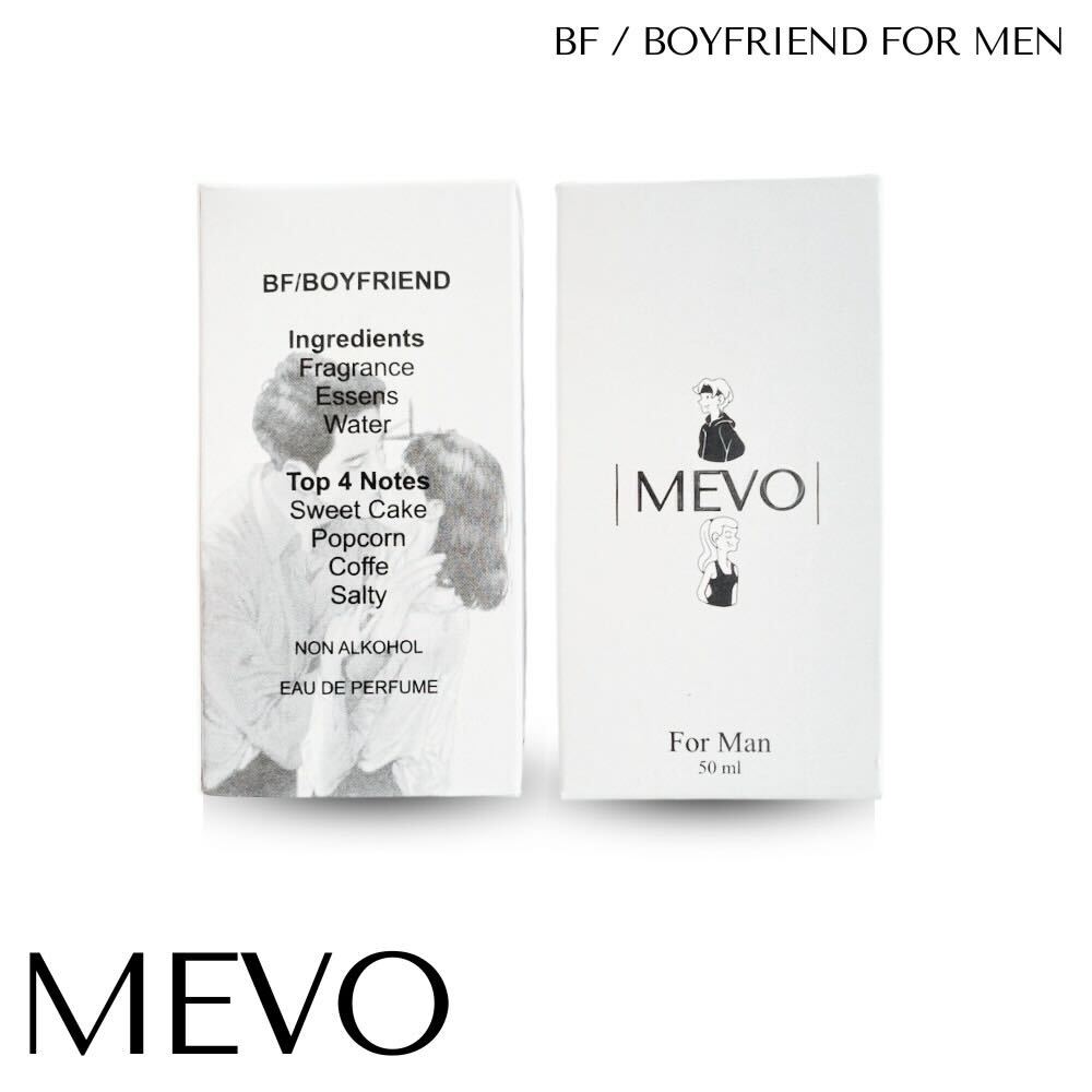 Parfum MEVO dewa cinta UNISEX + Boyfriend BF - Glow Mates Exclusive