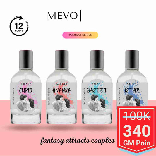 Parfum MEVO dewa cinta UNISEX + Boyfriend BF - Glow Mates Exclusive