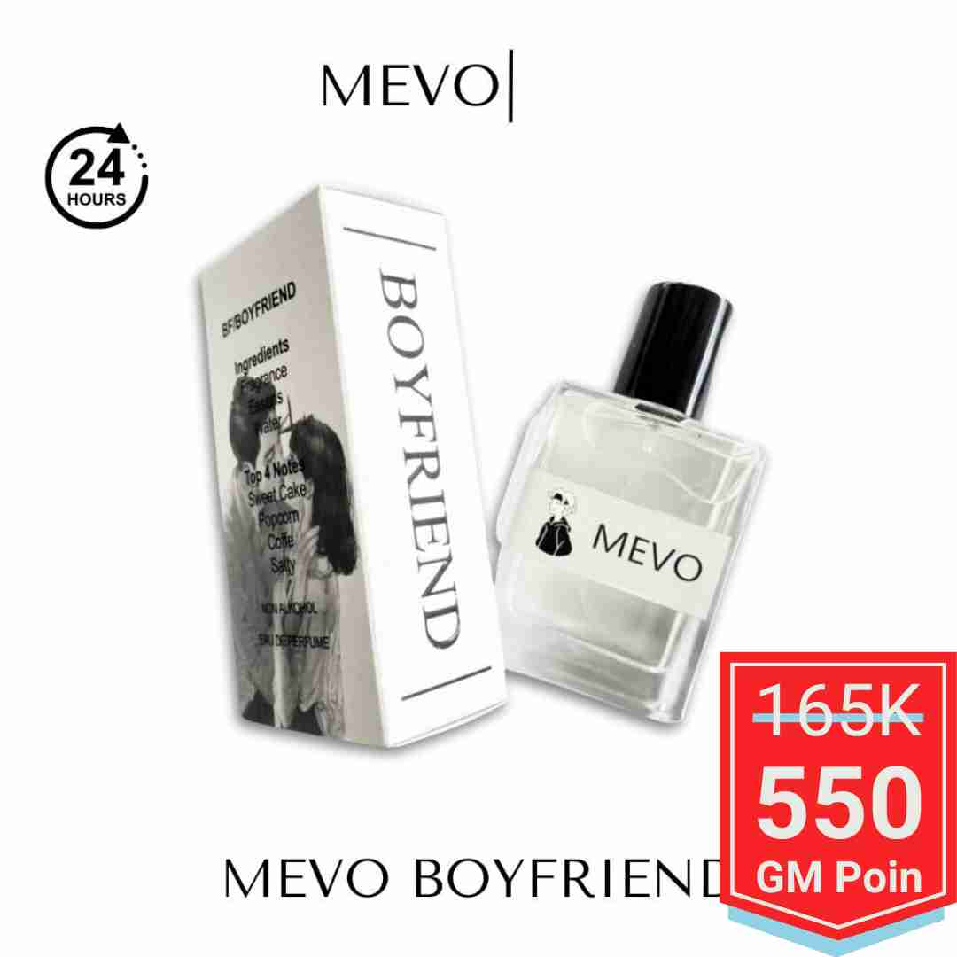 Parfum MEVO dewa cinta UNISEX + Boyfriend BF - Glow Mates Exclusive