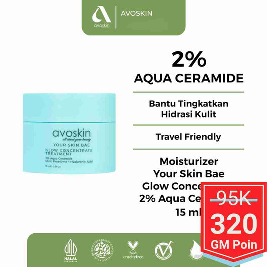 Moisturizer Avoskin Your Skin Bae GCT Aqua Ceramide (15ml) - Glow Mates Exclusive