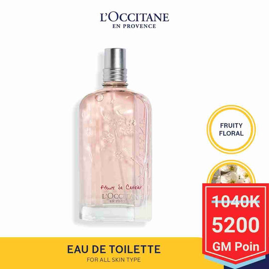 L'Occitane Cherry Blossom Eau De Toilette - Glow Mates Exclusive