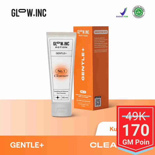 Glowinc Potion Gentle+ Soothing pH Balancer Face Cleanser - Glow Mates Exclusive