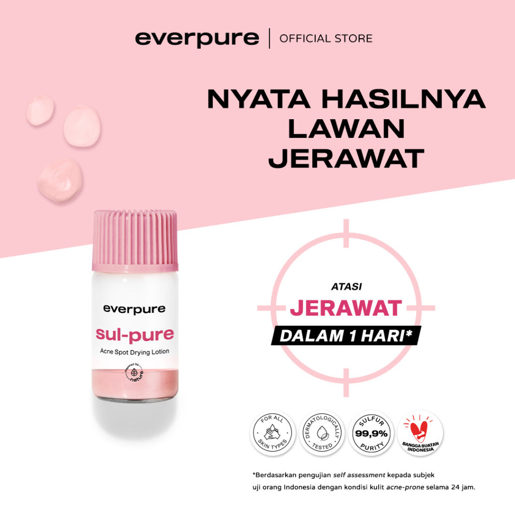 Everpure Sul-Pure Acne Spot Drying Lotion + Bonbox Foundation Brush (Bundle Campaign) - Glow Mates Exclusive