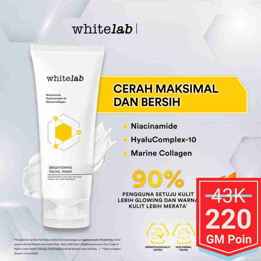 Whitelab Brightening Facial Wash - Glow Mates Exclusive