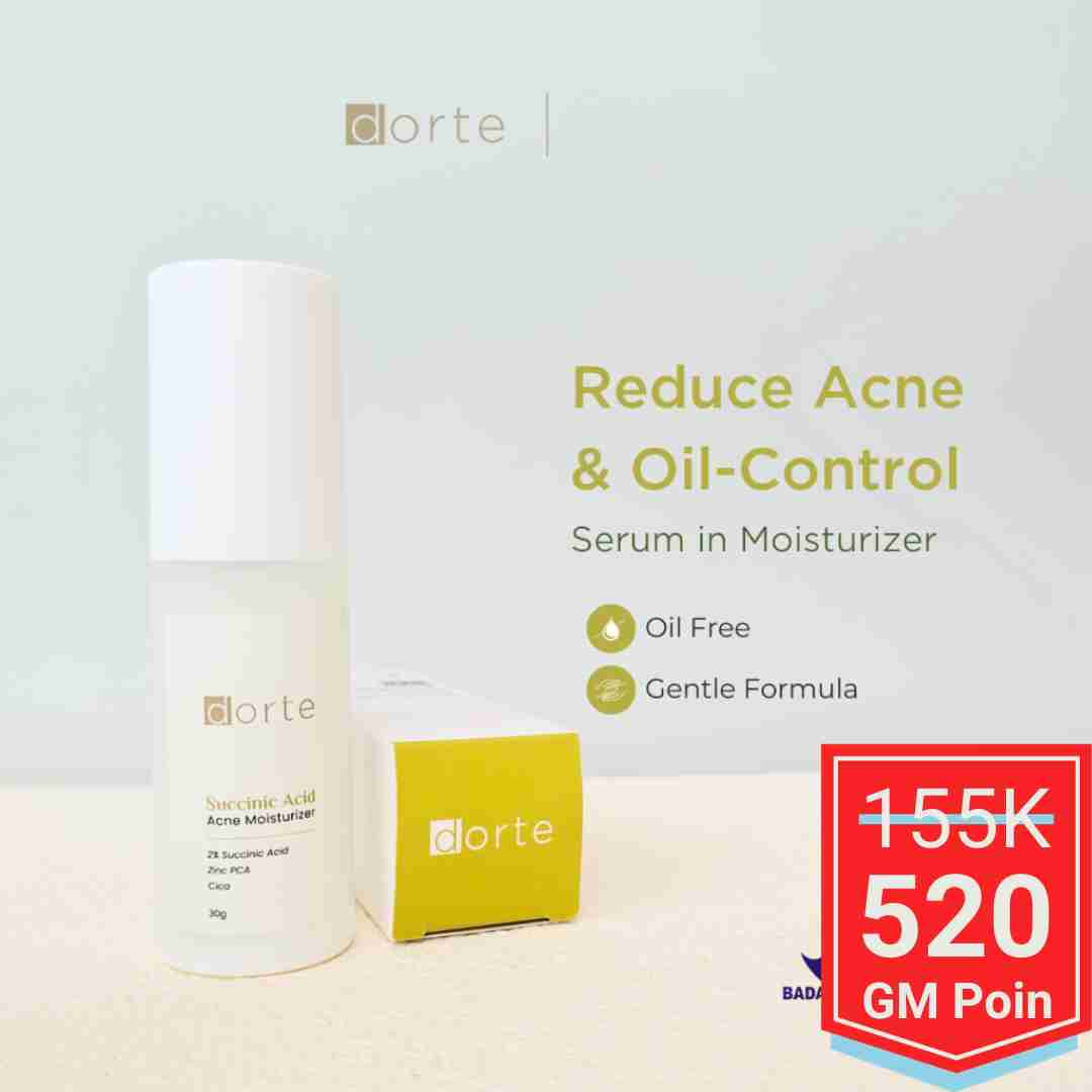 Dorte Succinic Acid Acne Moisturizer - Glow Mates Exclusive