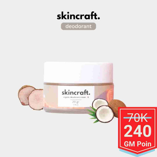 Skincraft Natural Deodorant Solid Cream - Glow Mates Exclusive