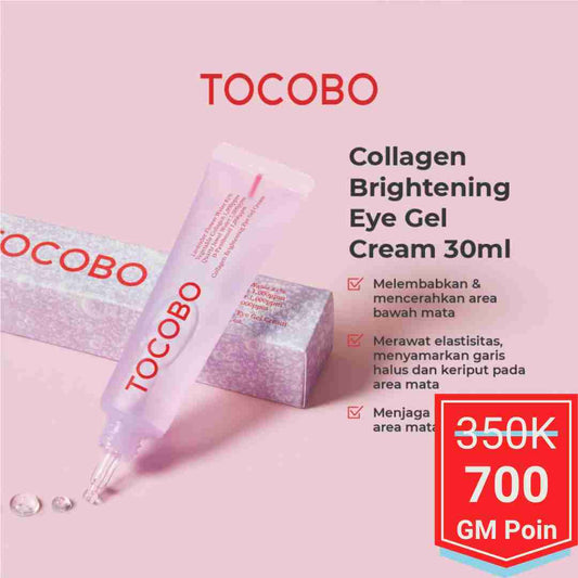 TOCOBO Collagen Brightening Eye Gel Cream - Glow Mates Exclusive