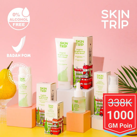 SKINTRIP Full Set English Brightening Series-Glow Mates Exclusive