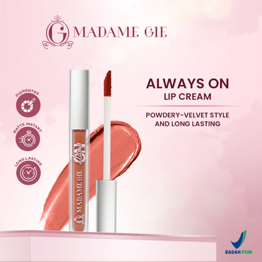 Madame Gie Always On Lip Cream - MakeUp Lip Cream Lipstik