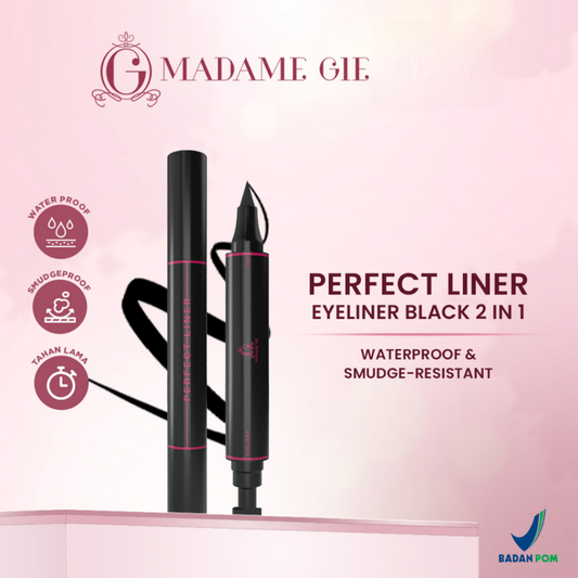 Madame Gie Perfect Liner - Eyeliner Black Two In One