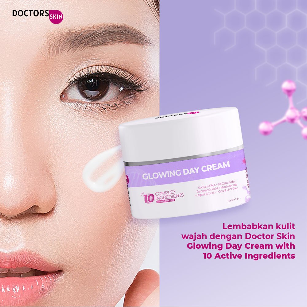 Doctors Skin by dr. Nancy Glowing Day Cream/Night Cream/Toner/Serum/Facial Wash (Random) - 285 Poin GM