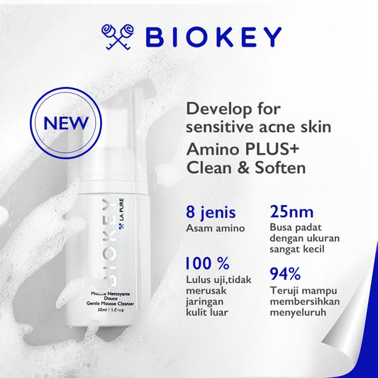 BIOKEY Gentle Mousse Cleanser - 600 Poin GM