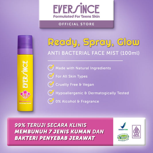 Eversince Glow Antibacterial Face Mist 100ml - 330 POIN GM