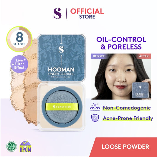 SOMETHINC Hooman Under Control HD Blur Loose Powder - Bedak Tabur