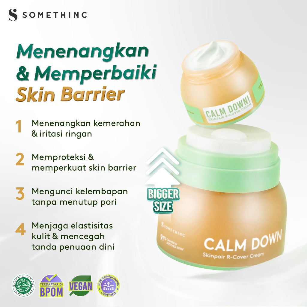 SOMETHINC Calm Down! Skinpair R-Cover Cream Moisturizer