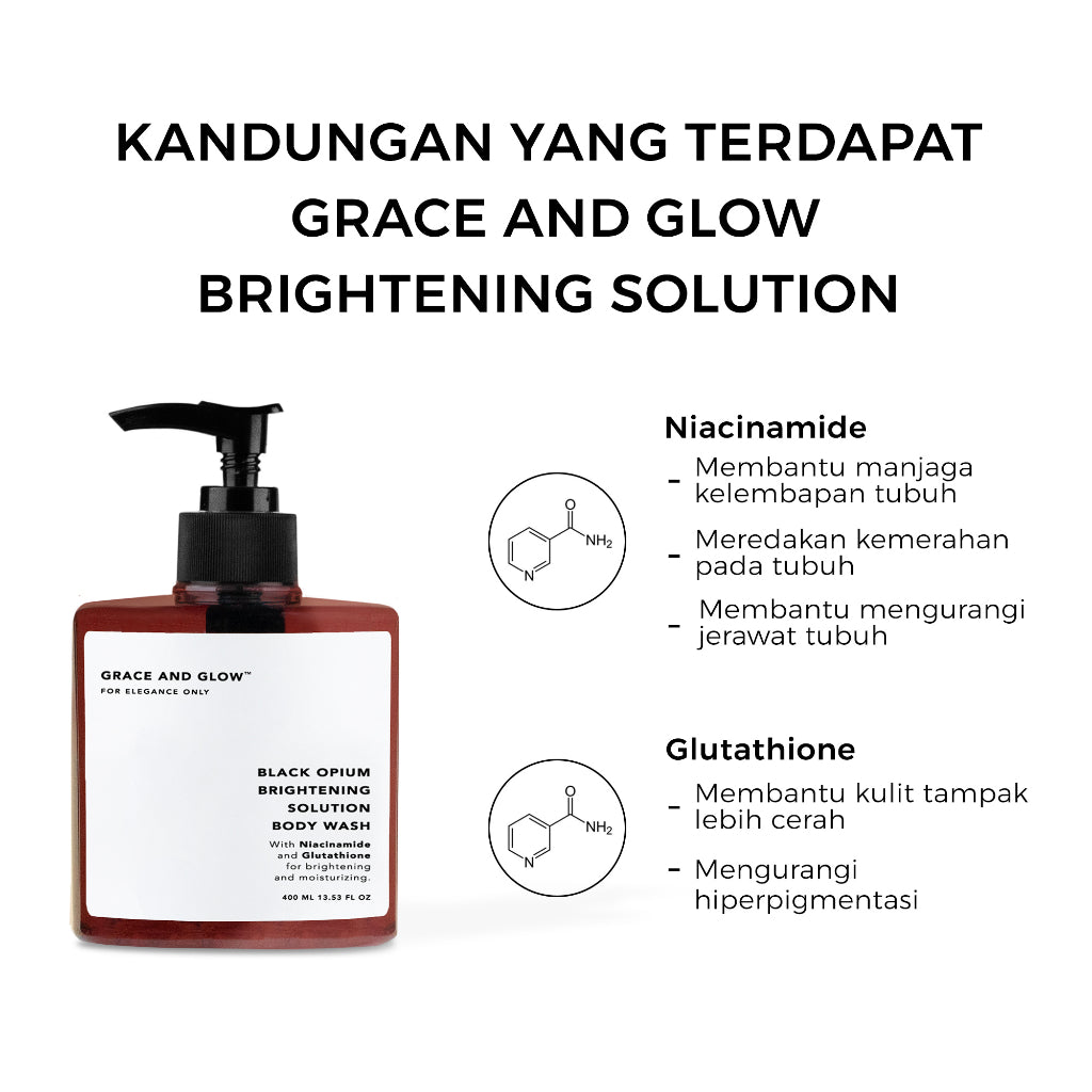 Grace and Glow Black Opium Brightening Body Wash - Glow Mate Exclusive