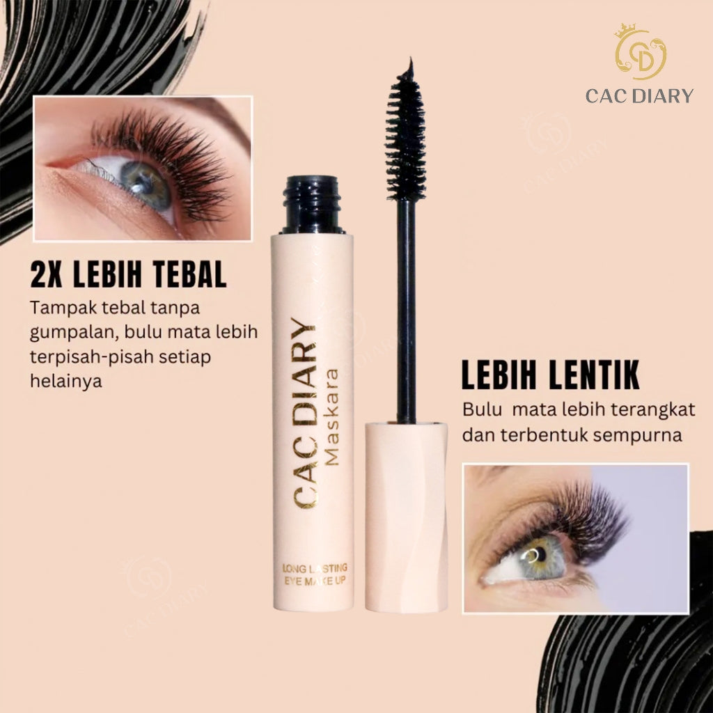 CAC DIARY Long Lasting  Eye Make Up mascara- Waterproof & Volume lock Mascara