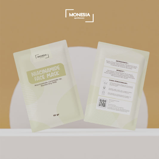 Monesia Apothecary Face Mask Niacinamide 10&20 gr - 85 Poin GM