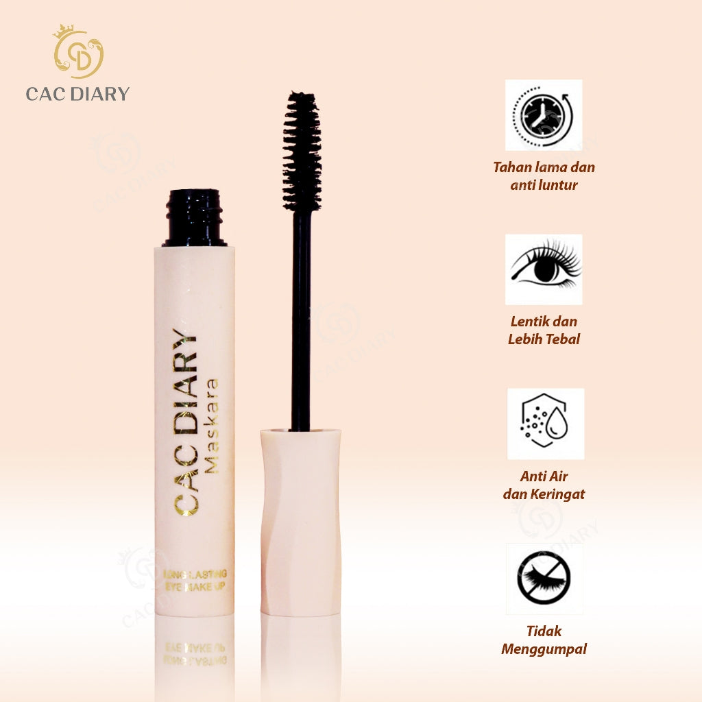 CAC DIARY Long Lasting  Eye Make Up mascara- Waterproof & Volume lock Mascara