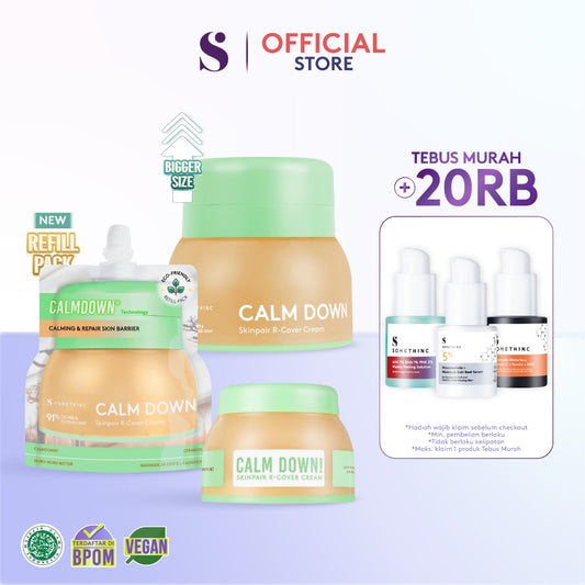 [TASYA FARASYA APPROVED] SOMETHINC Calm Down! Skinpair R-Cover Cream Moisturizer - 1300 Poin GM