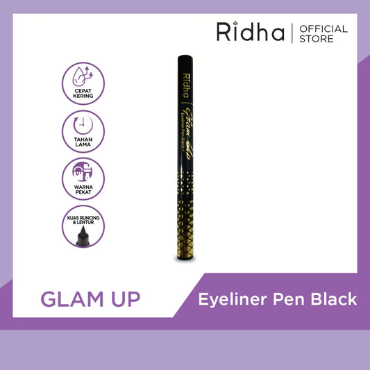 RIDHA Glam Up Eyeliner Pen Black - 2500 Poin GM