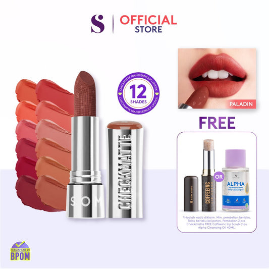 [NEW LAUNCH] SOMETHINC Checkmatte Transferproof Lipstick