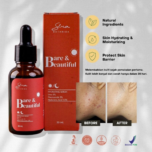 Fungal acne safe - Bare and Beautiful Hydrating Serum - 340 Poin GM