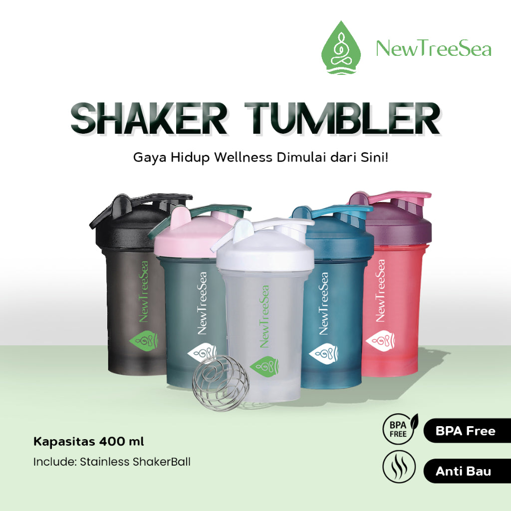 NewTreeSea Shaker Tumbler - Botol Gym - 260 POIN GM