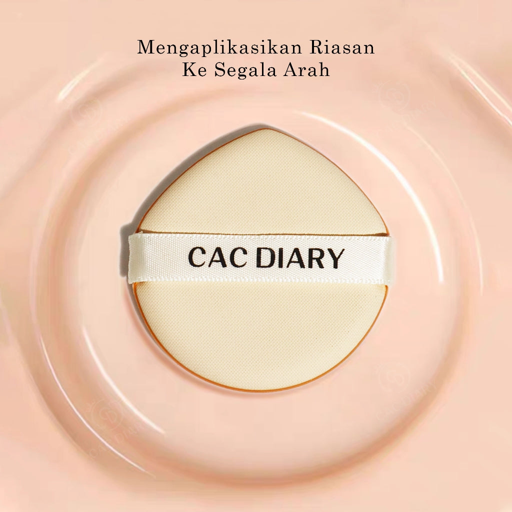 CAD-Cushion Cream 7234 POINT GMCAC DIARY Cushion Cream – Kontrol Minyak, Perlindungan UV, Pencerah Kulit, Tahan Lama 24 Jam