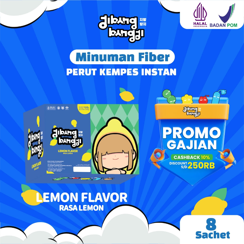 JIBANG BANGJI - Minuman Fiber 1 Box 8 Sachet - 5000 POINT GM