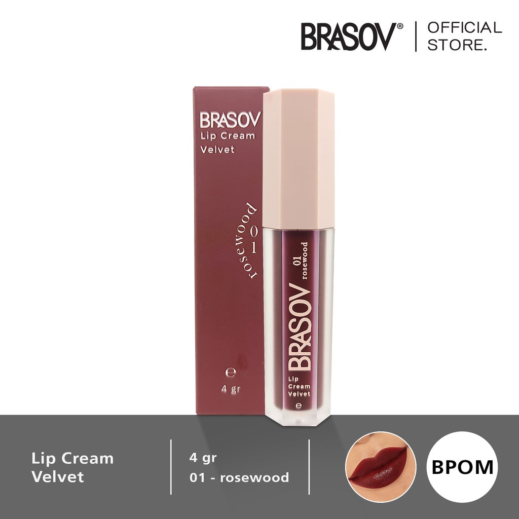 BRASOV Lip Cream Velvet 4 - Glow Mates Exclusive