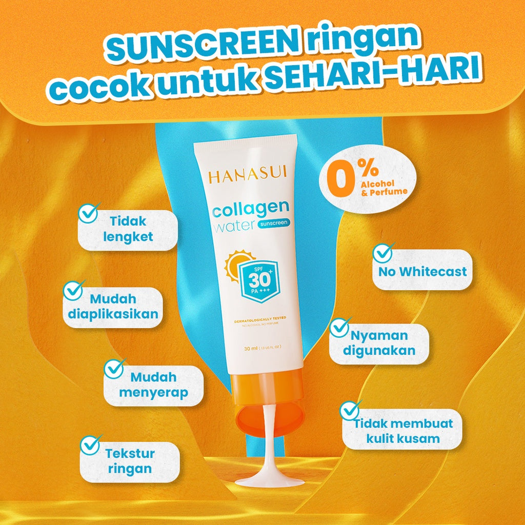 Hanasui Collagen Sunscreen SPF 30 - Glow Mates Exclusive