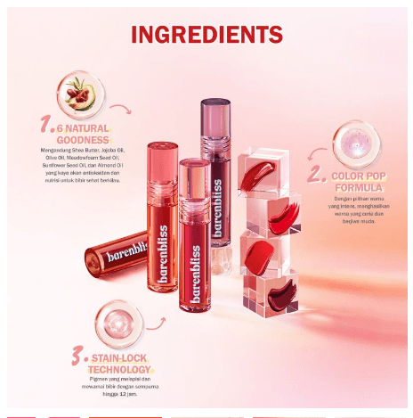BNB Barenbliss Peach Makes Perfect Lip Tint | Lip Matte | Lip Cream | Lip Velvet - Glow Mates