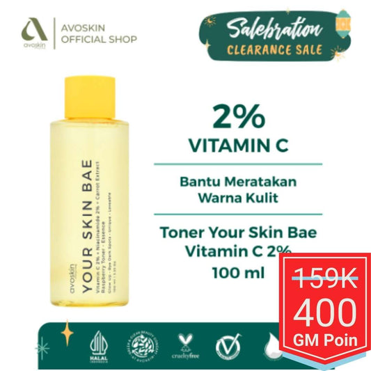 Toner Avoskin Your Skin Bae Vitamin C 100ml - Glow Mates Exclusive