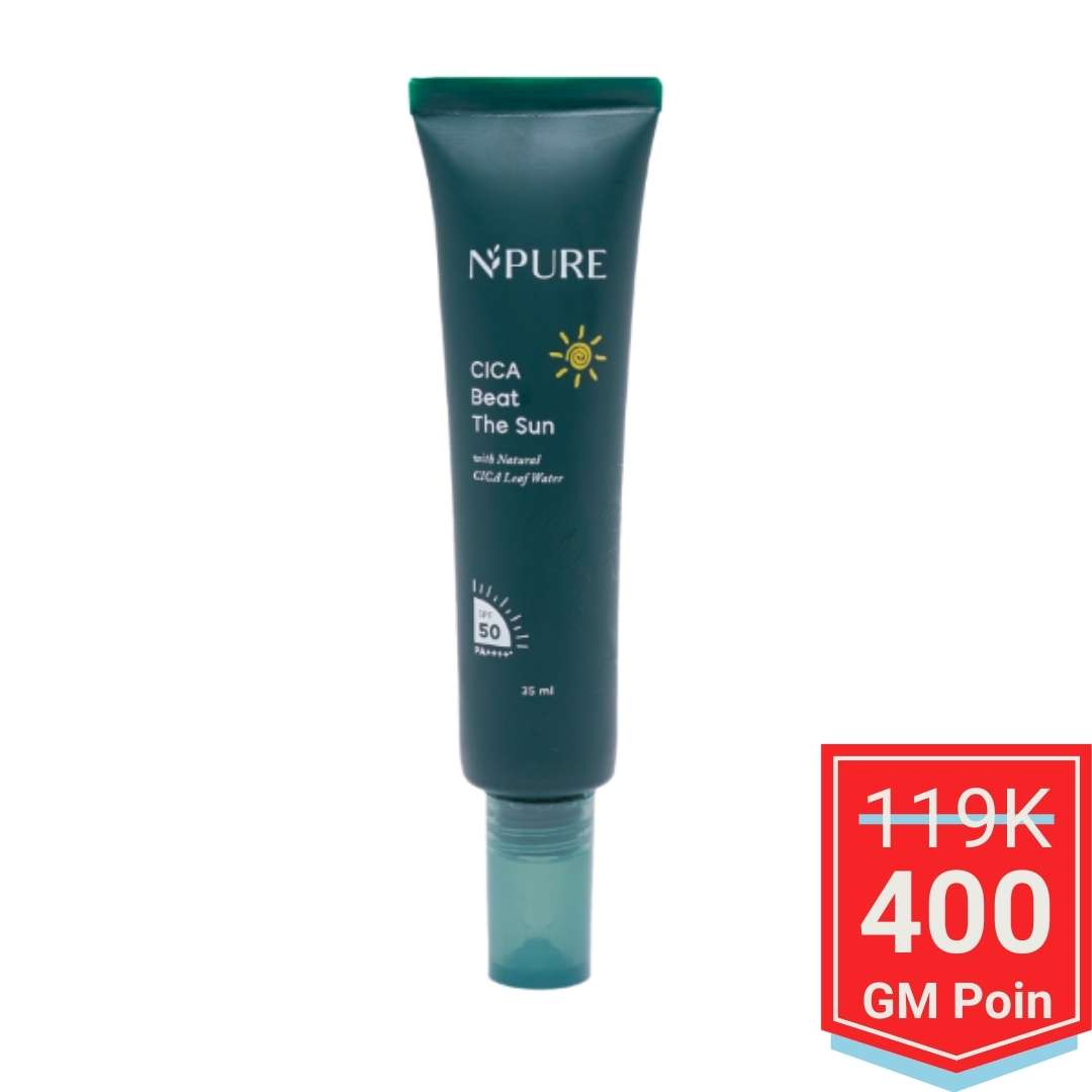 NPURE Sunscreen Cica Beat The Sun SPF 50 PA+ Glow Mates Exclusive