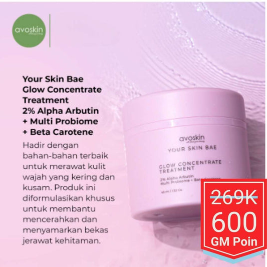 Moisturizer Avoskin Your Skin Bae GCT Alpha Arbutin - Glow Mates Exclusive