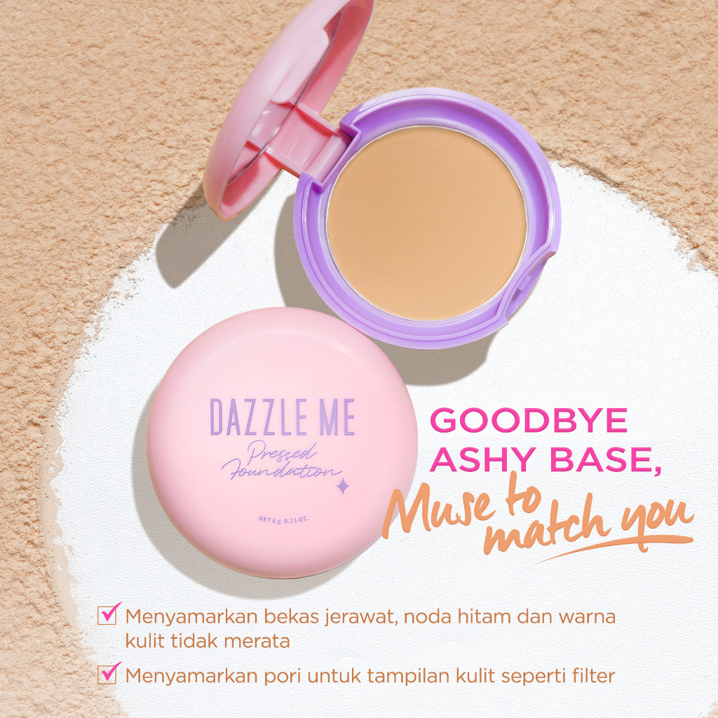 DAZZLE ME Muse Pressed Foundation - Glow Mates Exclusive