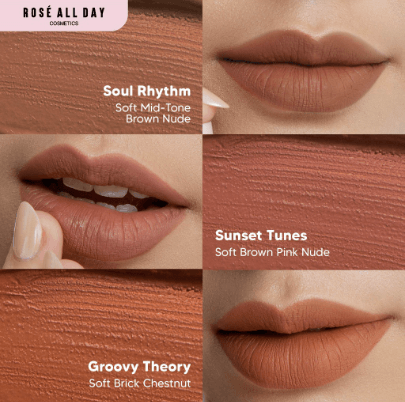 Rosé All Day Lip Mousse Records - Glow Mates